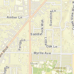 4771 River College Dr Sacramento CA Street Map