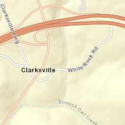 Clarksville California Street Map