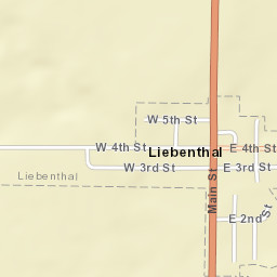 204-208 Main Street, Liebenthal, KS 67553 Street Map
