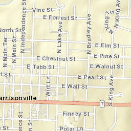 201-399 S Independence St, Harrisonville, MO Street Map