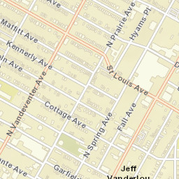2901 N Spring Ave St Louis MO Street Map
