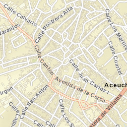 Aceuchal Street Map