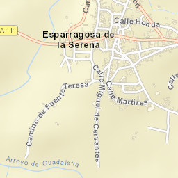 Esparragosa de la Serena Street Map