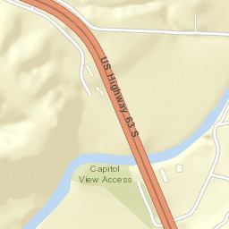 11463-11499 U.S. 63, Hartsburg, MO Street Map