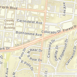 7800 Forsyth Boulevard, St. Louis, MO 63105 Street Map