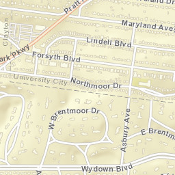 7268 Northmoor Dr St. Louis MO Street Map