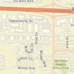 246-272 Morey Avenue, Sacramento, CA Street Map