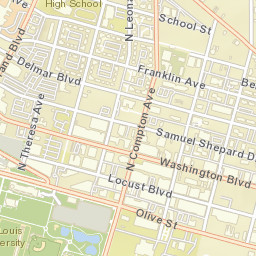 North Leonard Avenue, St. Louis, MO 63103 Street Map