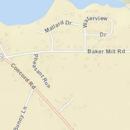 Waterview Acres Delaware Street Map