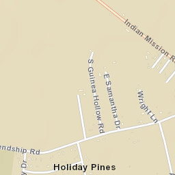 Holiday Pines Delaware Street Map