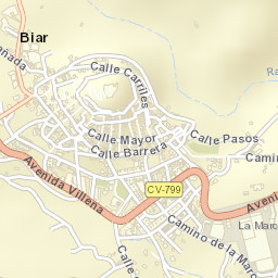 Biar Street Map