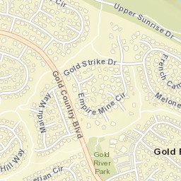 Gold River California Street Map
