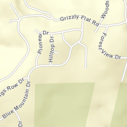 Grizzly Peak California Street Map