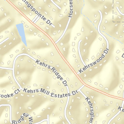 2008-2018 Kehrs Mill Road, Chesterfield, MO Street Map