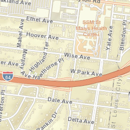 Concordia Ln Clayton MO 63117 Street Map