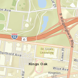 5317 Oakland Avenue, St. Louis, MO Street Map