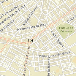 Ibi Street Map