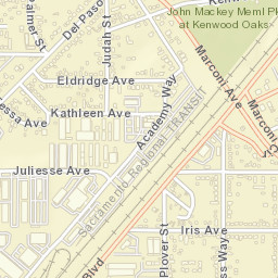 Ben Ali California Street Map