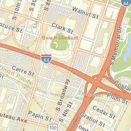 The Gateway of St. Louis Street Map