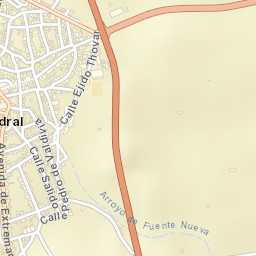 Almendral Street Map