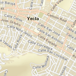 Yecla Street Map