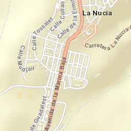 la Nucia Street Map