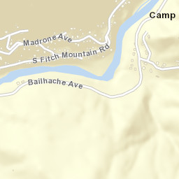 Camp Rose California Street Map