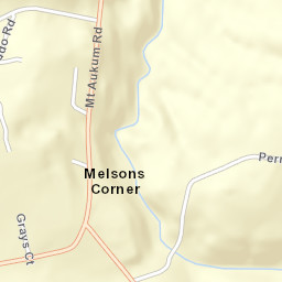 Melsons Corner California Street Map