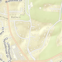 15471 Clayton Rd, Claymont Shopping Center, Ballwin, MO Street Map