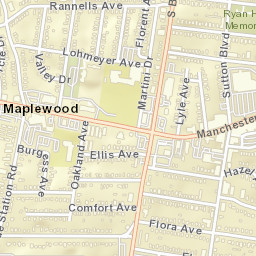 7570-7574 Ellis Avenue Maplewood MO Street Map