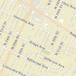 501-547 N 25th St, East St Louis, IL 62205, Street Map