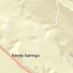 Sandy Springs Ohio Street Map