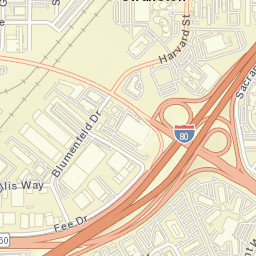 Swanston California Street Map