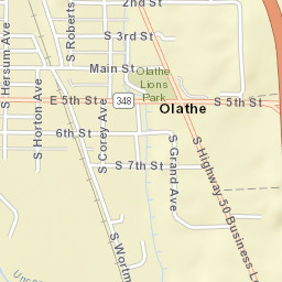 Olathe Street Map