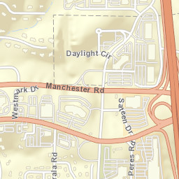 1333-1463 Des Peres Road, St. Louis, MO Street Map