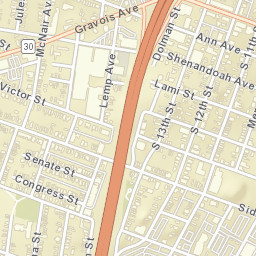 2601-2659 McNair Ave St. Louis MO Street Map