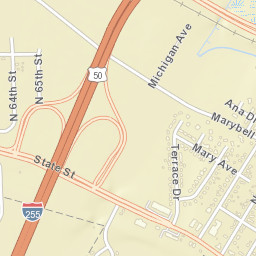 6898 Saint Clair Avenue, East St. Louis, IL Street Map