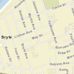 Bryte California Street Map