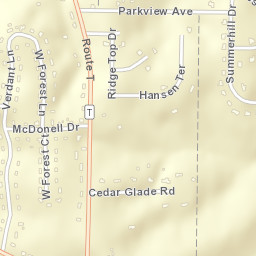 6512 Parkview Avenue, Jefferson City, MO Street Map