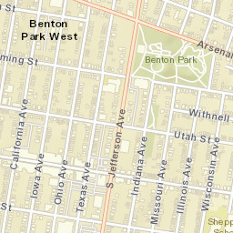 3131-3135 California Ave, St Louis, MO Street Map