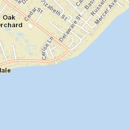 Oak Orchard Delaware Street Map