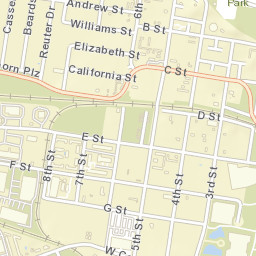 Broderick California Street Map