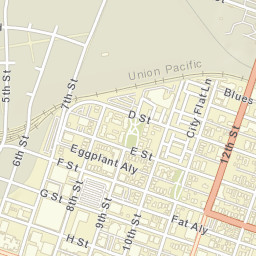 Sacramento Street Map