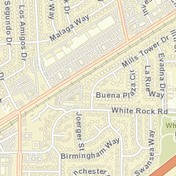 Rancho Cordova California Street Map