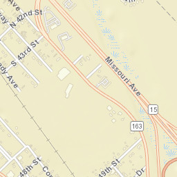 4563-4899 Missouri Ave Alorton IL Street Map