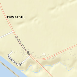 Haverhill Ohio Street Map