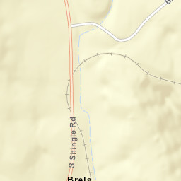 Brela California Street Map