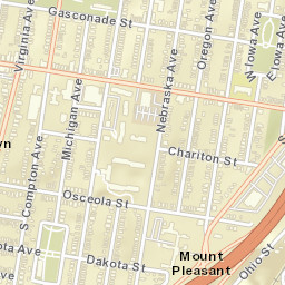 4175 South Compton Avenue, St. Louis, MO Street Map