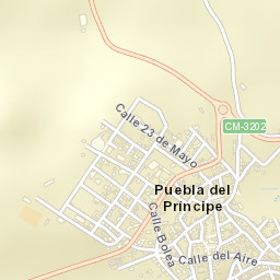 Puebla del Príncipe Street Map