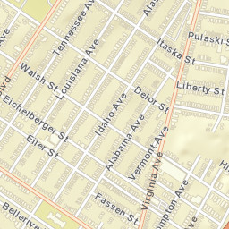 901-999 Eichelberger Street, St. Louis, MO Street Map